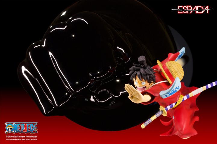 Actual product image Espada One Piece "Monkey D. Luffy" 1/8 PVC Wall Statue