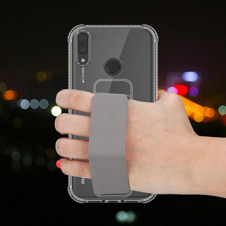 Actual product image Cadorabo Case for Huawei Y7 2019 / Y7 PRIME 2019 in TPU with holder LM167 Style (Huawei Y7 (2019), Huawei Y7 Prime (2019))