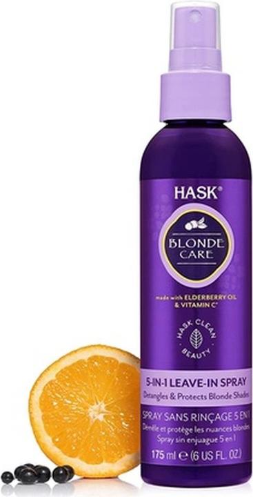 Produktbild Hask BLONDE CARE 5-in-1 leave in spray 175 ml (175 ml)