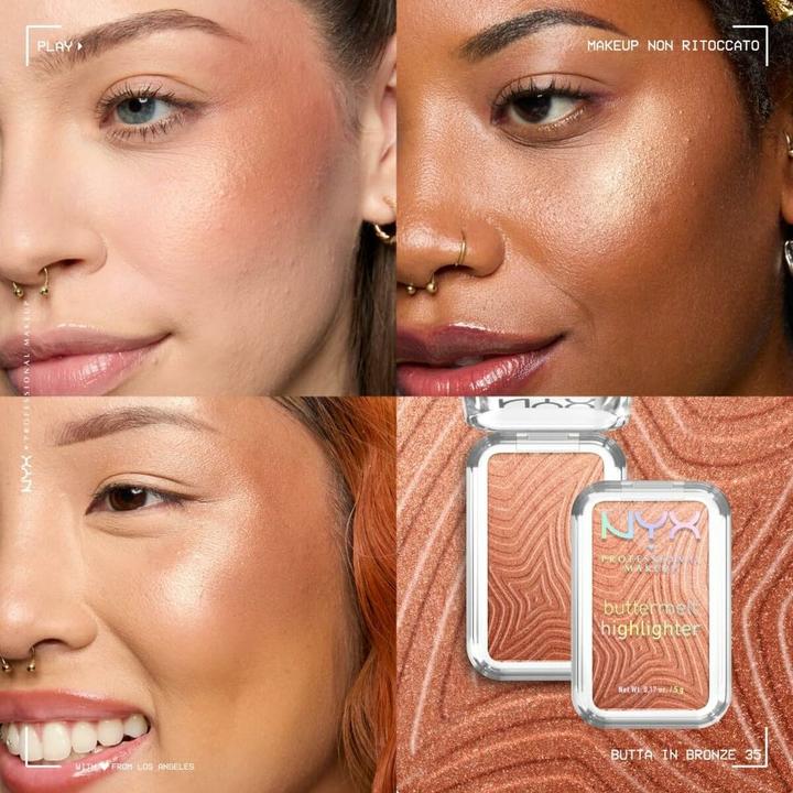 Actual product image NYX Professional Make-Up Nyx Highlight Contour (35, butta in bronze, Highlighter, 5 ml)