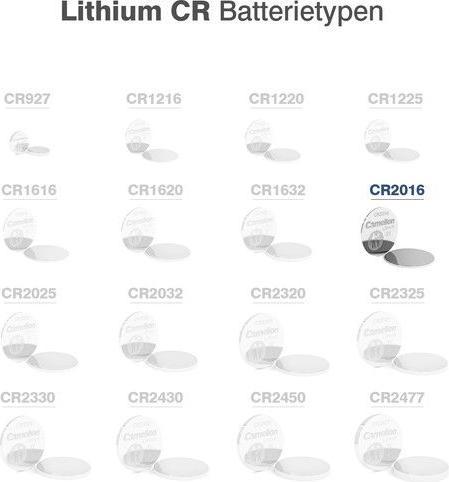 Actual product image Camelion Lithium CR2016 (5 pcs., CR2016, 75 mAh)