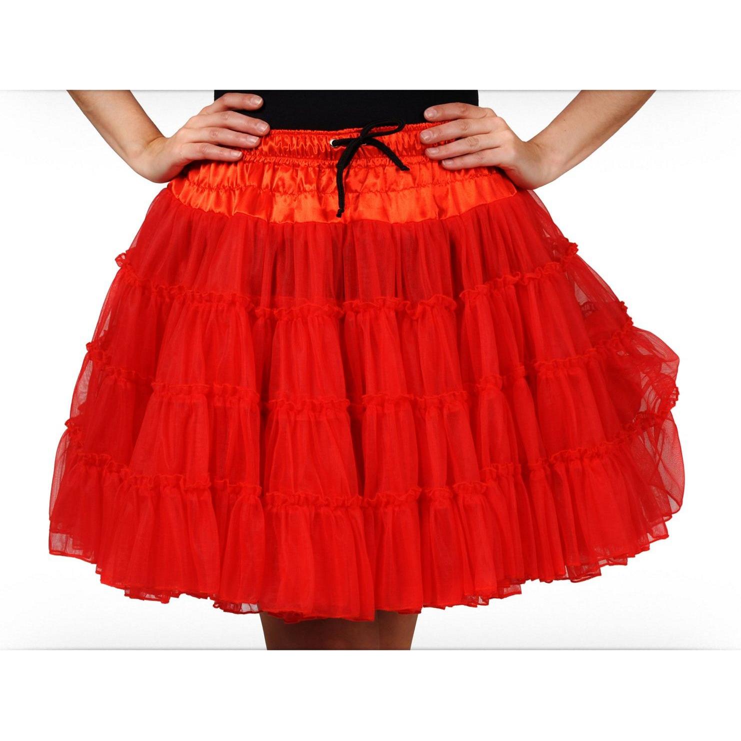Thetru Petticoat Deluxe rot 3-lagig (One Size)