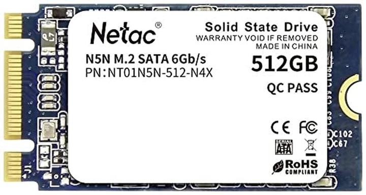 Actual product image Netac Internal M.2 SATA SSD 2242 (512 GB, M.2 2242)
