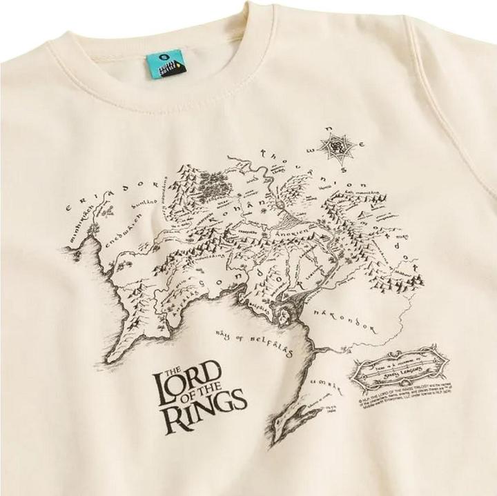 Produktbild Lord of the rings Middle Earth Map Sweatshirt (S)