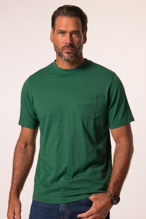 Produktbild JP1880 JP 1880 Herren grosse Grössen T-Shirt, Halbarm, Brusttasche waldgrün XXL 838273454-XXL (XXL)