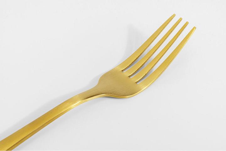 Actual product image Kare Design Besteck Cucina Gold Matt (16/tlg.) (16 pcs., Cutlery set)