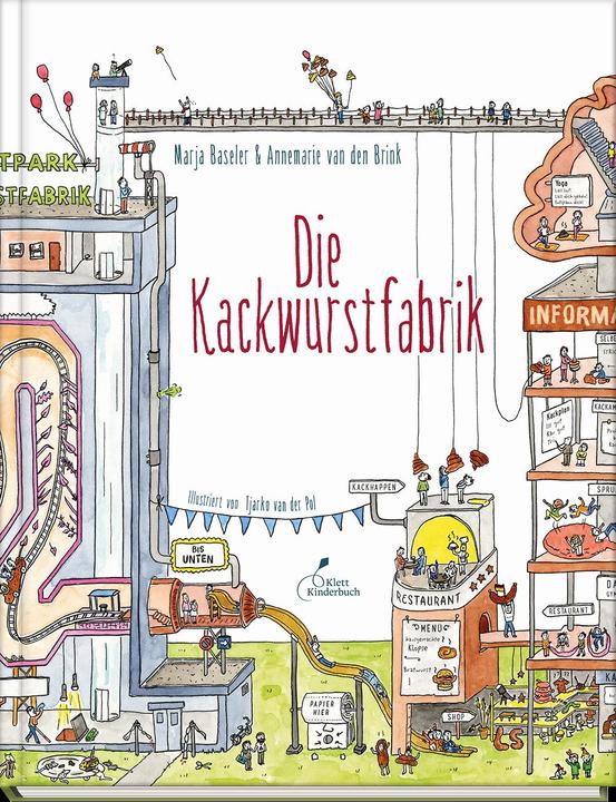 Productafbeelding Die Kackwurstfabrik (Duits, Annemarie van den Brink, Tjarko van der Pol, Marja Baseler, Meike Blatnik, 2018)