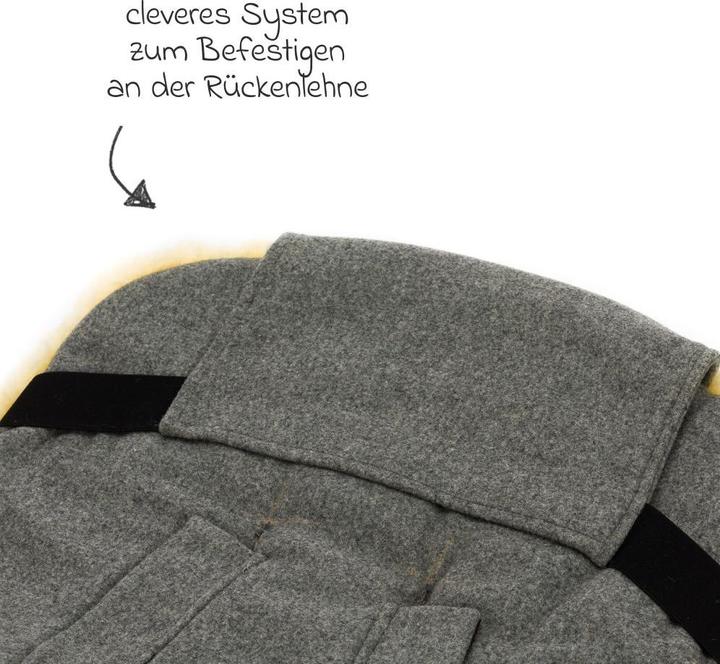 Actual product image Fillikid Fusssäcke für Kinderwagen & Buggys Lammwoll-Fusssack Bernina Wool für Buggy