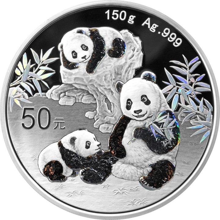 Produktbild China Mint Silber China Panda 150 g PP - Irisierend 2025 (999, 2025)