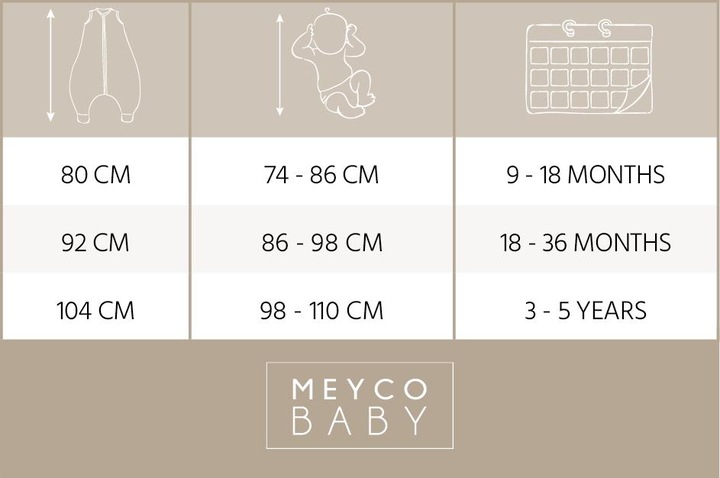 Nutritional values and ingredients Meyco Baby Stains sommer jumper (92 cm)