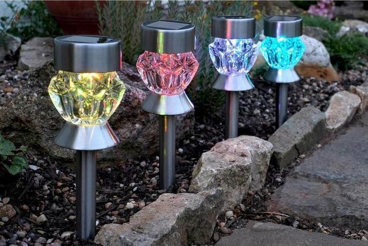 Actual product image Smart Garden Solar-Gartenpfahl-Set (4 Stück) (E27)