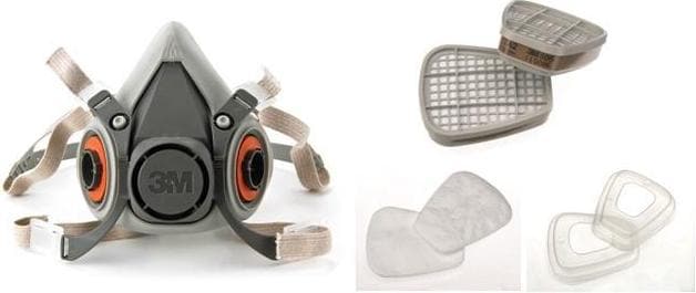 Immagine prodotto 3M Mezza maschera con filtri alternati (A2P2, 1 x)