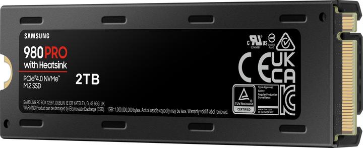 Productafbeelding Samsung 980 Pro met koellichaam (2000 GB, M.2 2280)