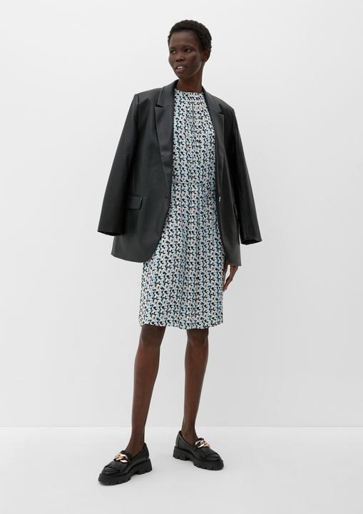 Produktbild s.Oliver Kleid Kleid mit Allover-Muster (34)