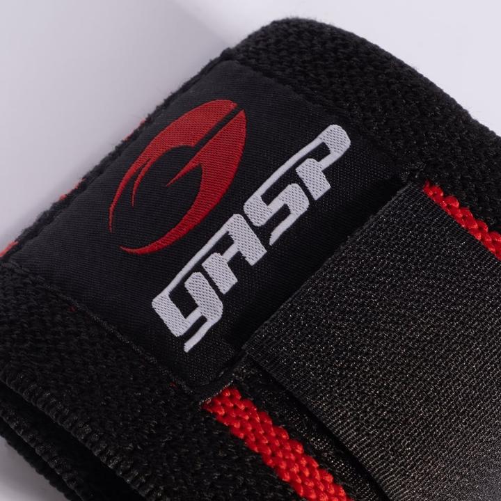 Actual product image Gasp Hardcore Wrist Wraps Black/Red