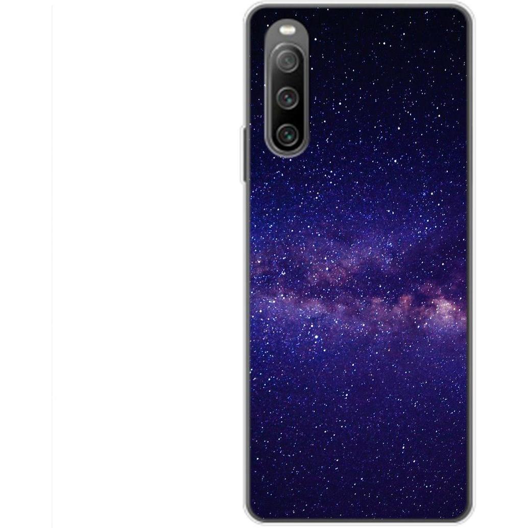 König Design Hülle Handy Schutz für Sony Xperia 10 IV Case Cover Tasche Bumper Etuis TPU Neu (Sony Xperia 10 IV), Smartp...