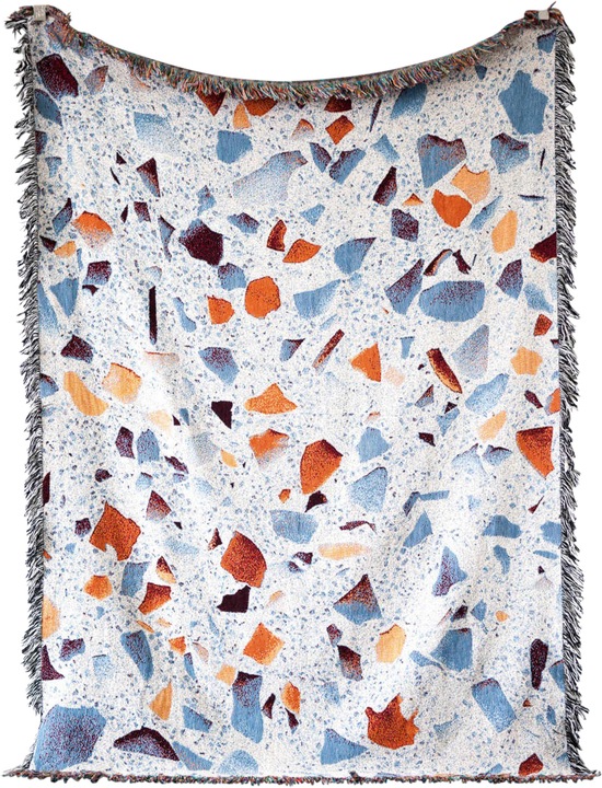 Sula Terrazzo White Decke (150 x 200 cm)