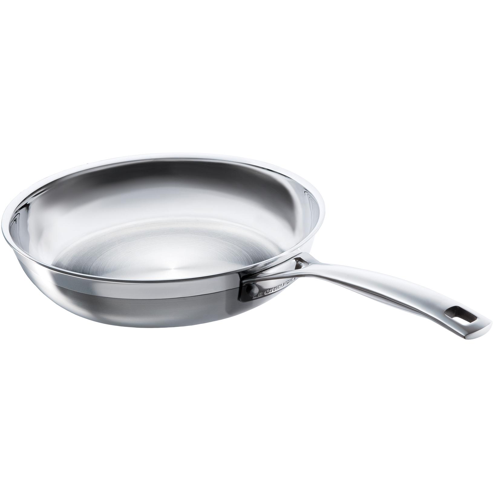 Le Creuset 3-Ply, Pfanne + Kochtopf, Silber