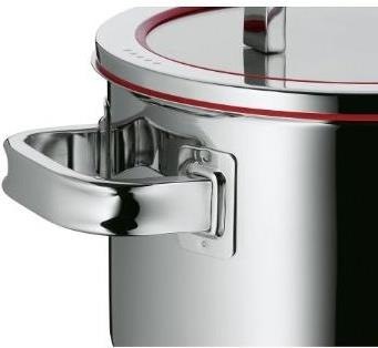 Produktbild WMF Kochtopf Bratentopf Induktion 20cm Glasdeckel 2,5l Function4 Edelstahl (20 cm, Bräter + Schmortopf, Edelstahl)