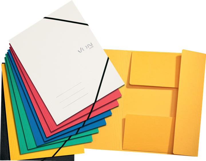 Actual product image von Rubber band folder A4, 10 pieces, Multicoloured (A4, 10x)