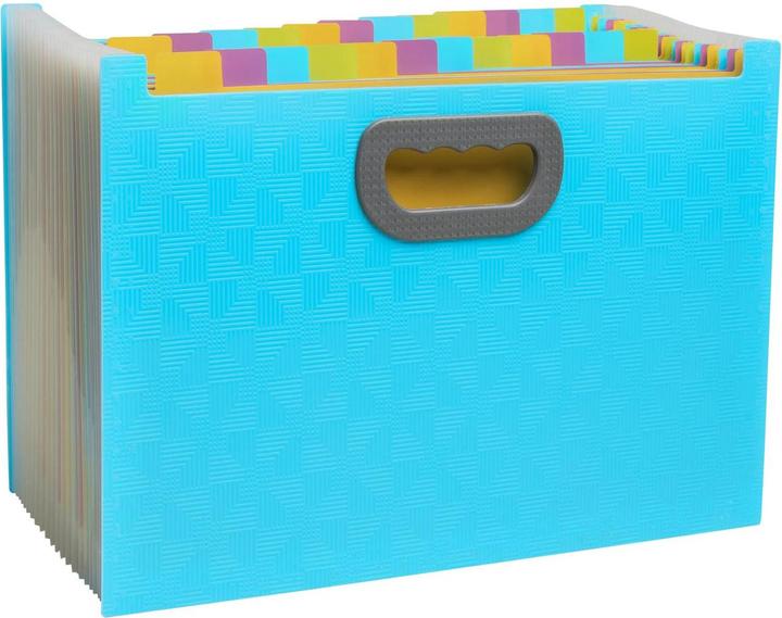 Actual product image Exacompta Offene Dokumententasche Maxi, 24 Fächer, Recycling-PP, Kollektion Pop'N Co (A4)