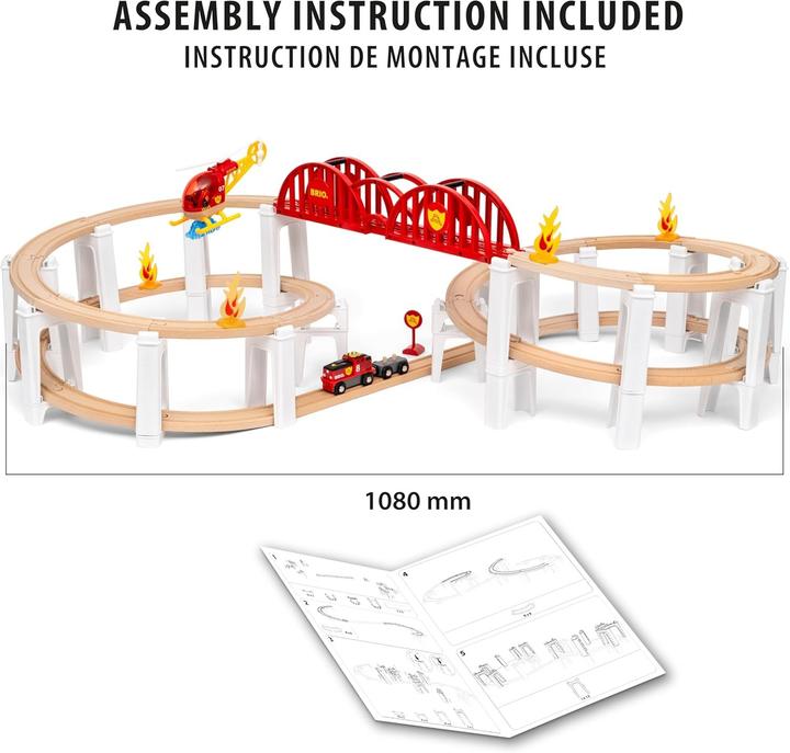 Actual product image Ravensburger BRIO World – 36114 Grosses Spiralenset| Spielzeuglok-Set für Kinder ab 3 Jahren