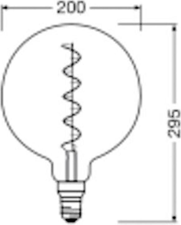 Actual product image Osram Vintage 1906 LED DIM 33 4.8 W/2200 K E27 (E27, 4.80 W, 400 lm, 1 x, G)