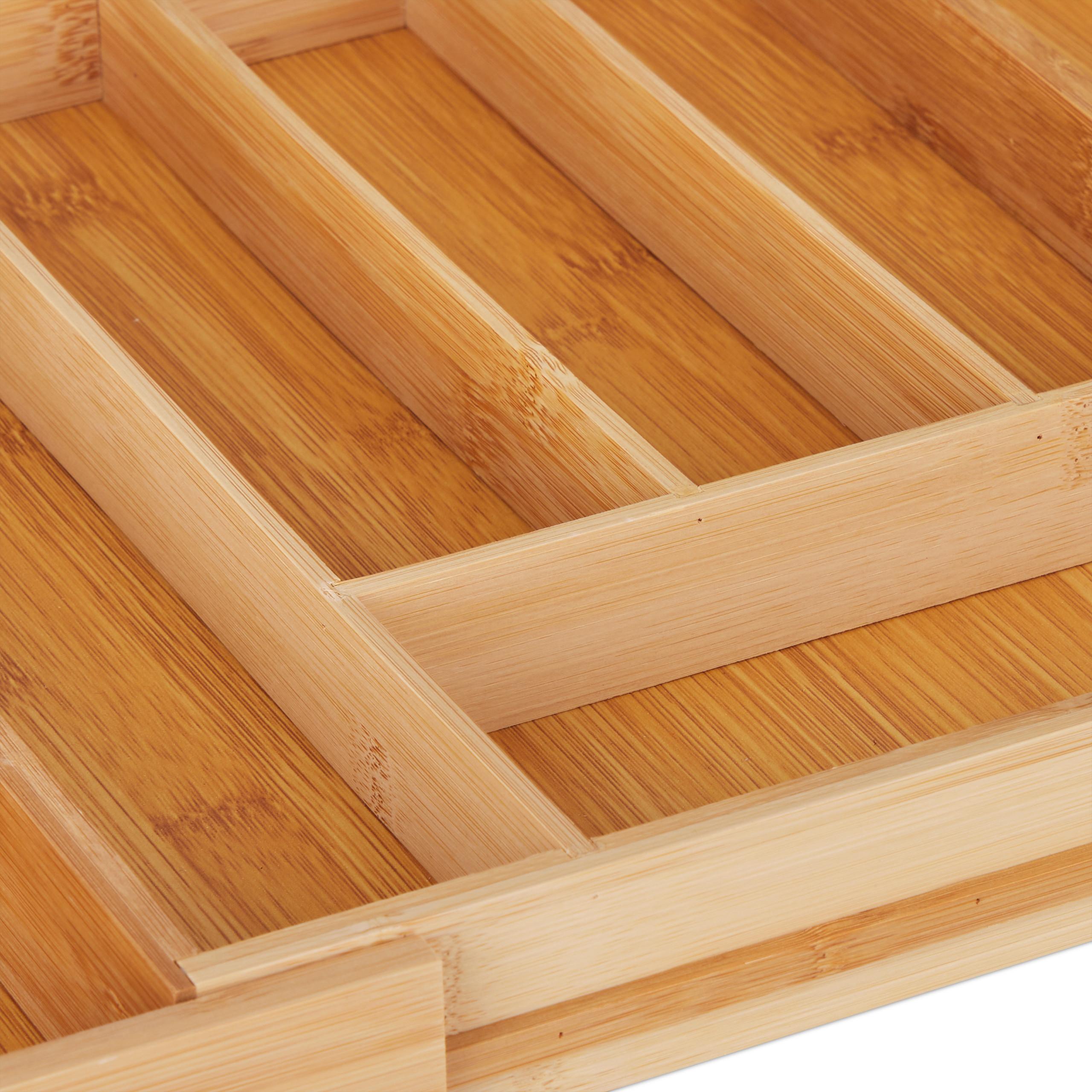 Thumbnail - Relaxdays Besteckkasten, Besteckkasten, Braun