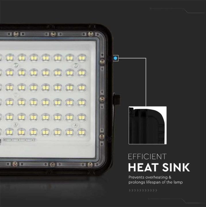 Immagine prodotto V-TAC VT-120W 7825 Faro LED, modulo solare 15 W Bianco freddo Nero (1200 lm, IP65)
