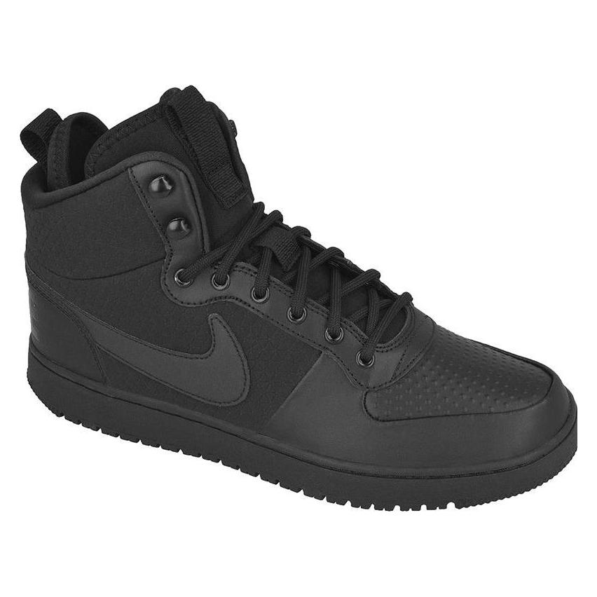 Nike, Herren, Boots + Stiefel, Court Borough Mid Winterstiefel, Schwarz, (41, 42, 43, 44, 45)
