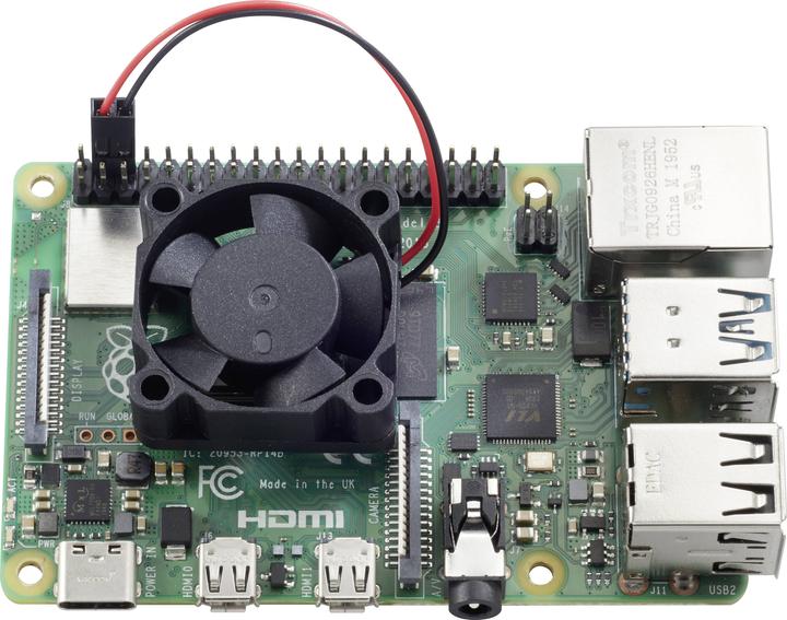 Image du produit Renkforce Ventilateur actif Convient pour : Raspberry Pi, Rock Pi, Banana Pi