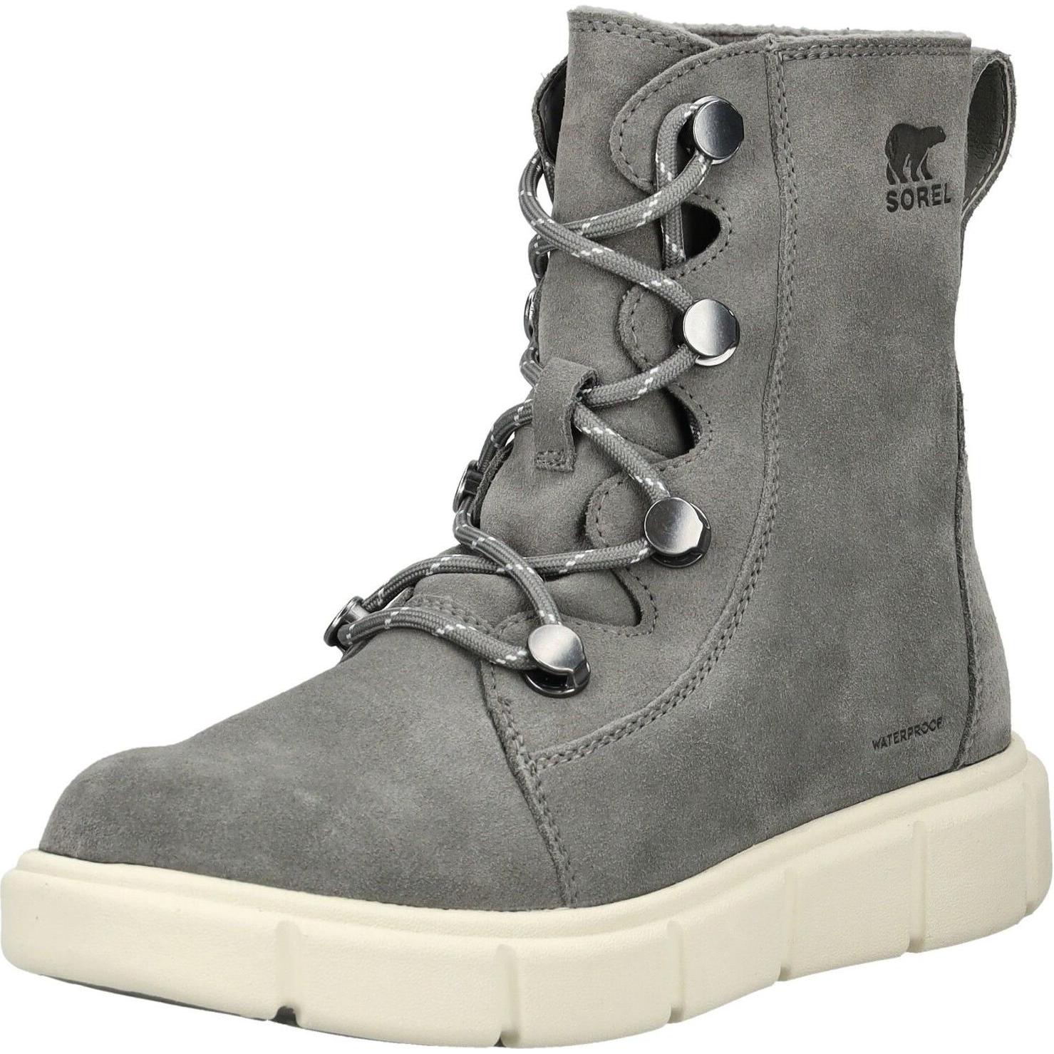 Sorel, Donne, Stivali, Women's Explorer Iii Joan Waterproof, Grigio, (39)