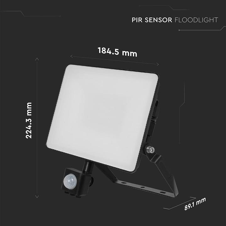Produktbild V-TAC LED-Fluter, VT-4929-FC, EEK: E, 30 W, 3600 lm, 3000 K, IP65, warmweiss (3600 lm, IP65)