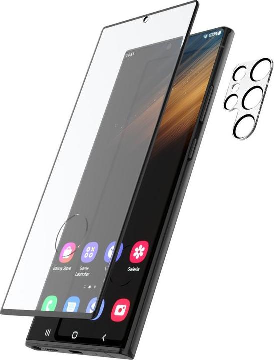 Produktbild Hama Schutzglas-Set für Sam. Galaxy S23 Ultra, 3x Displayschutz, 1x Kameraschutz (4 Stück, Samsung Galaxy S23 Ultra)