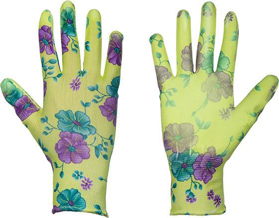 Actual product image Bradas Ladies' gardening glove pure floxy, coloured, L (L)