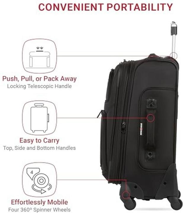 Immagine prodotto Wenger Valigia da Cabina Softshell Sion (40 l)