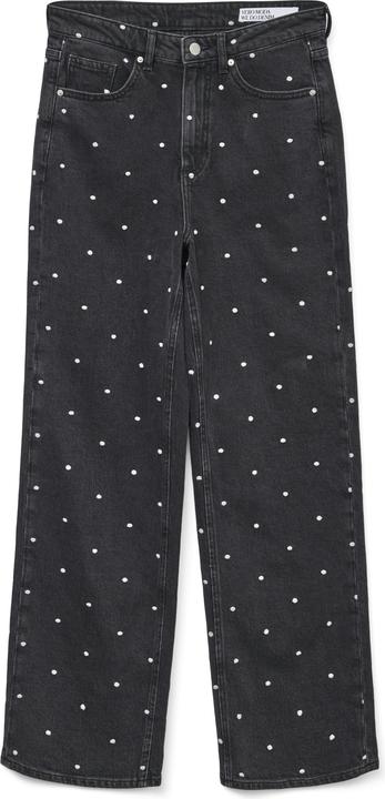 Vero Moda VMTESSA Hohe Taille Weiter Beinschnitt Jeans Weit geschnitten (W26/L30)