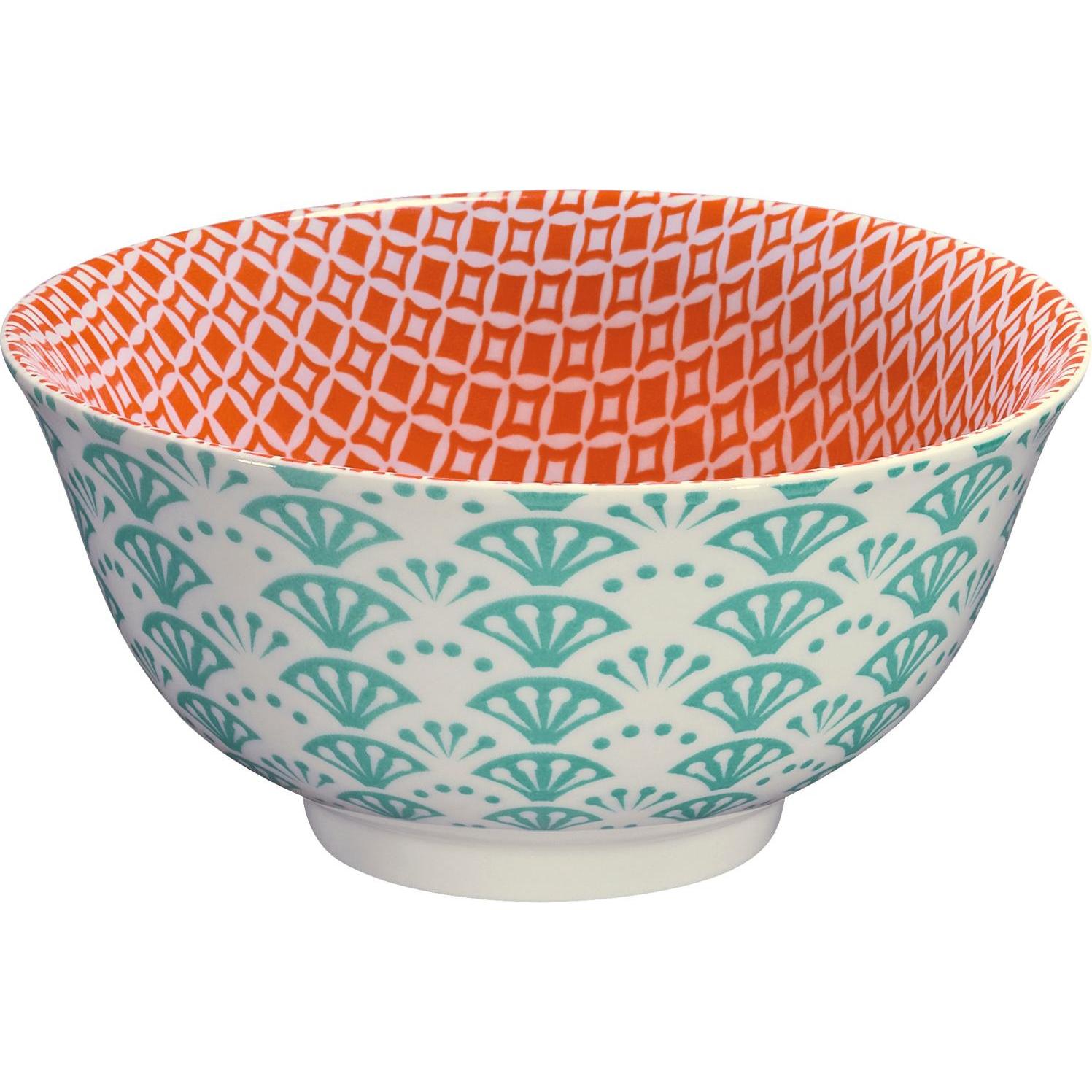 6x Cilio Bowl Amici Fächer 18cm, Schüssel + Schale, Mehrfarbig