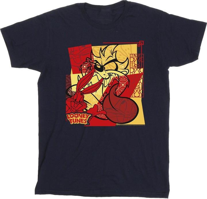 Image du produit Looney Tunes - T-shirt TAZ BUGS RABBIT NEW YEAR - Homme (5XL)