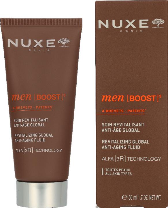 Actual product image Nuxe Men (BOOST)³ Revitalisierendes globales Anti-Aging-Fluid (50ml) (50 ml, Face fluid)