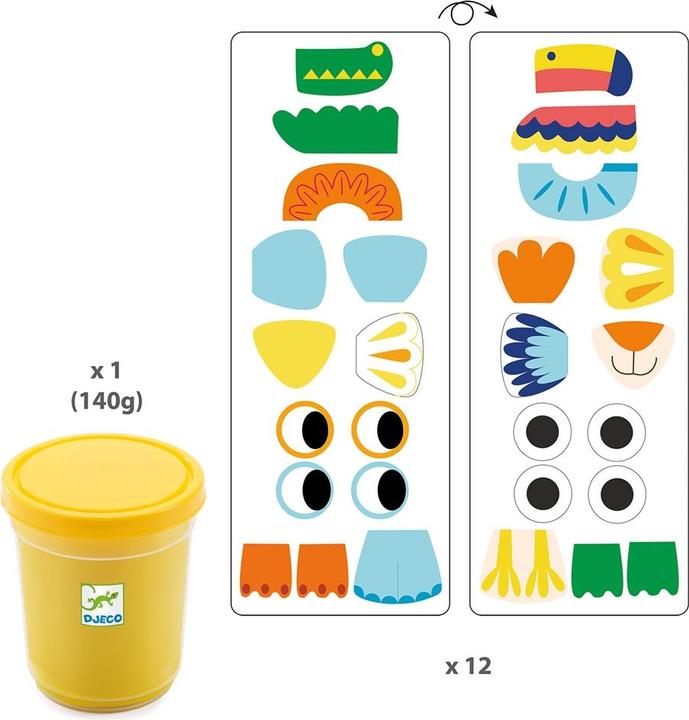 Immagine prodotto Djeco I miei animali di pasta da gioco