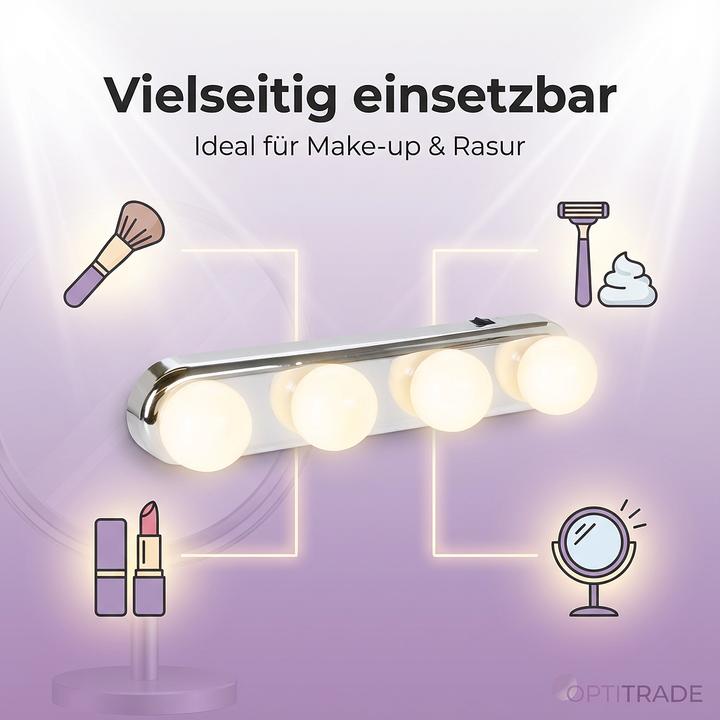 Produktbild Spiegelleuchte Mit 4 Lichtern