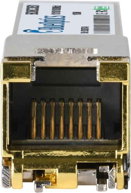 Actual product image BlueOptics MGBIC-100BT. SFP transceiver type: Fibre optic, Maximum data transmission rate: 1000 Mbit/s, Cut