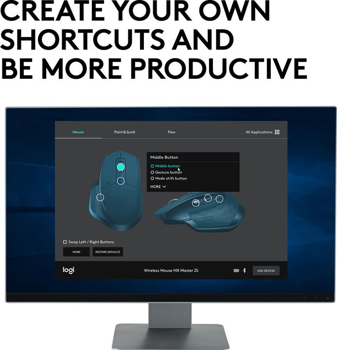 Produktbild Logitech MX Master 2S (Kabellos)