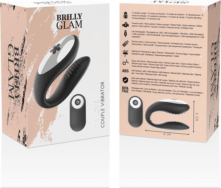 Image du produit Brilly glam Vibromasseur pour couple "We Love" avec télécommande