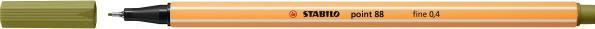 Produktbild STABILO point 88 Fineliner (Schlammgrün, 1 x)