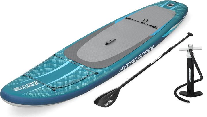 Actual product image Bestway Hydro Force Aqua Drifter View Inflatable Stand-Up Paddleboard Set with Built-in Window 3.35 m