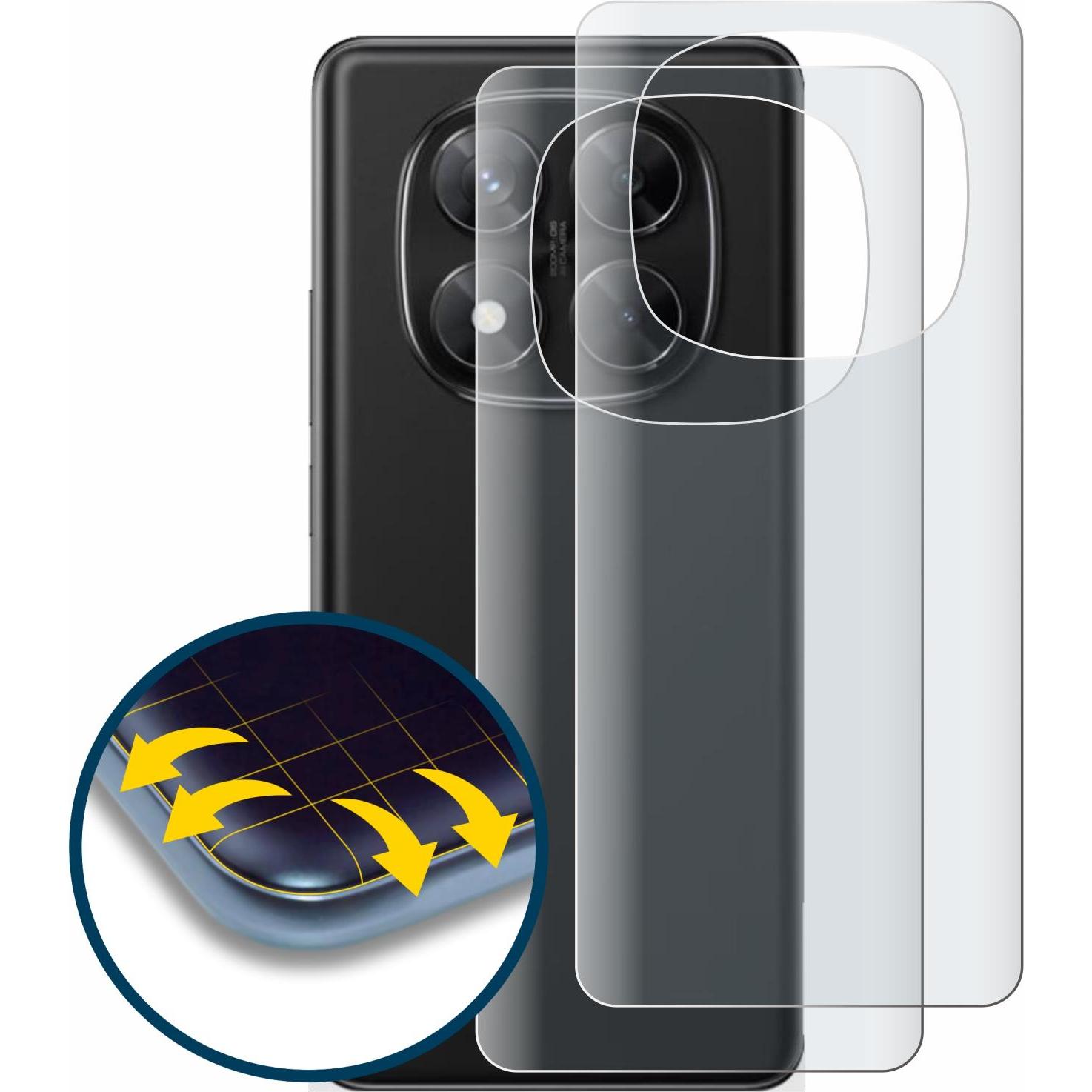 Thumbnail - BROTECT Fullscreen Schutzfolie Displayschutz Folie Matt Entspiegelungsfolie (2 Stück, Xiaomi Redmi Note 14 Pro), Smartph...