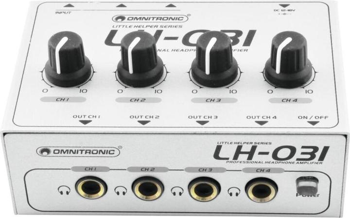 Actual product image Omnitronic LH031 Headphone amplifier