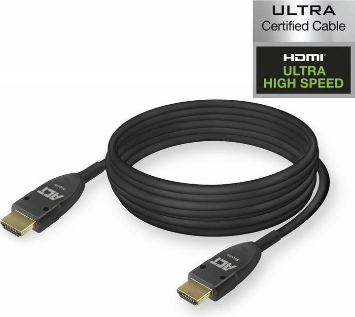 Produktbild ACT 20 meters HDMI Professional Certified 8K Active Optical Cable HDMI-A male - HDMI-A male (20 m, HDMI, 2.1)
